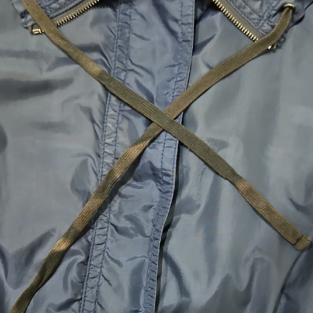 Coach Womens Navy Nylon Lightweight  Jacket Size Small